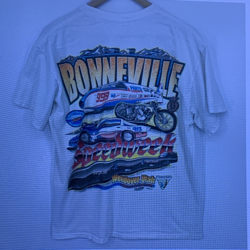Bonnevile Speedweek Graphic Tee - White